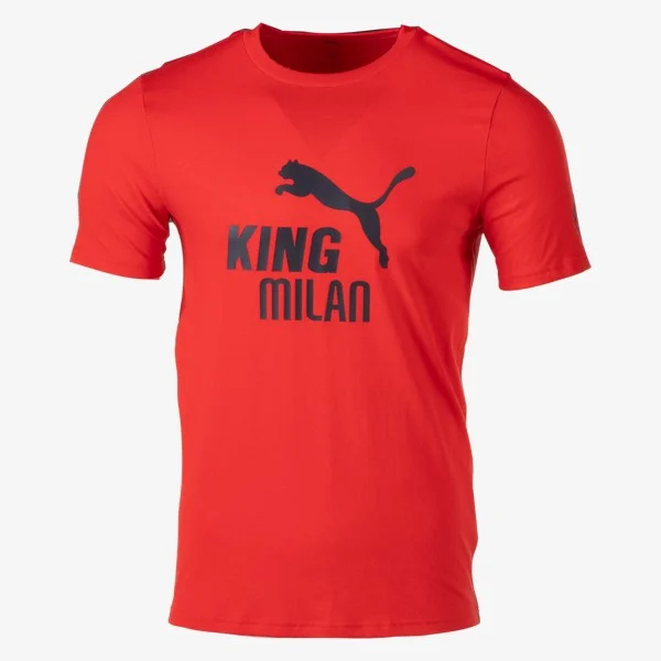Kaos Fans Milan Merk Puma KING Dewasa Original