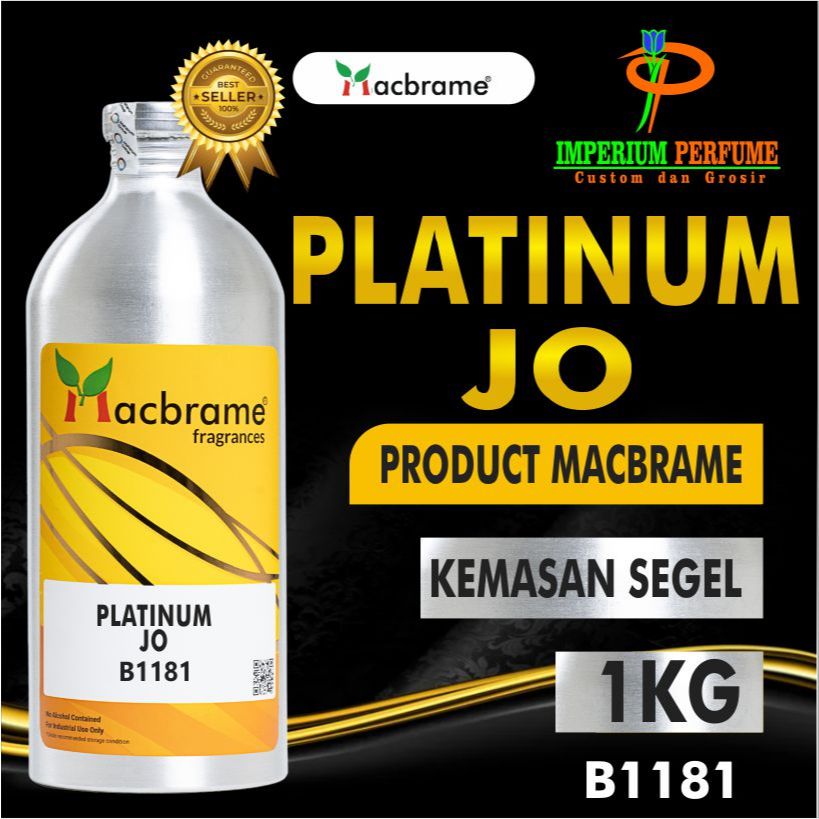 PLATINUM JO BIBIT PARFUM MURNI BY MACBRAME HARUM JLO LIVE PLATINUM UK. 1KG & 500GR