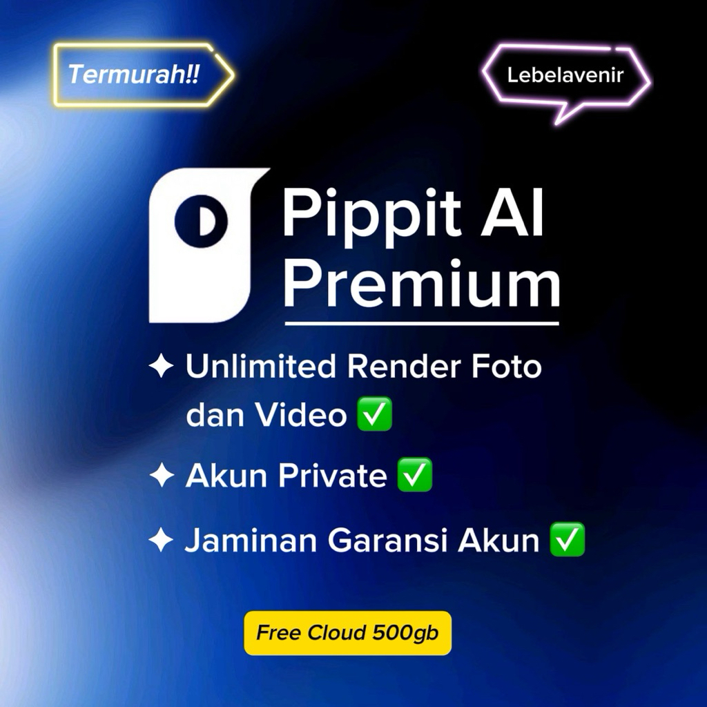 Pippit AI Premium Termurah Full Garansi Akun
