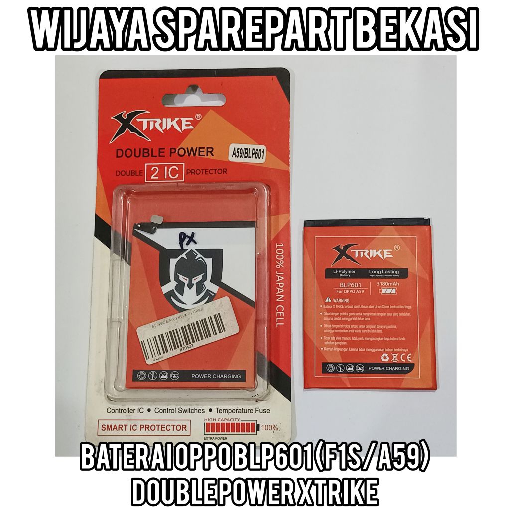 BATERAI OPPO BLP601 (OPPO F1S/A59) XTRIKE DOUBLE POWER