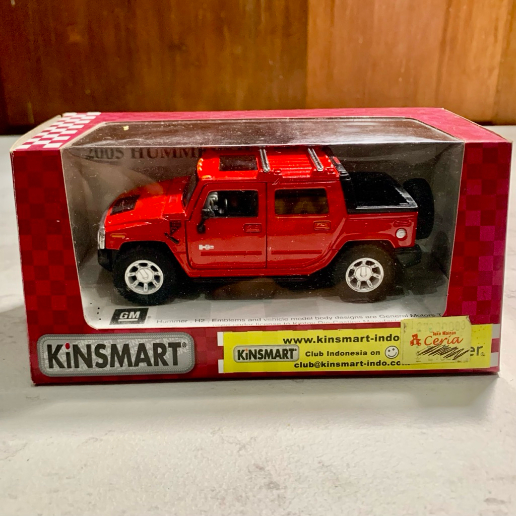 KINSMART HUMMER H2 RED