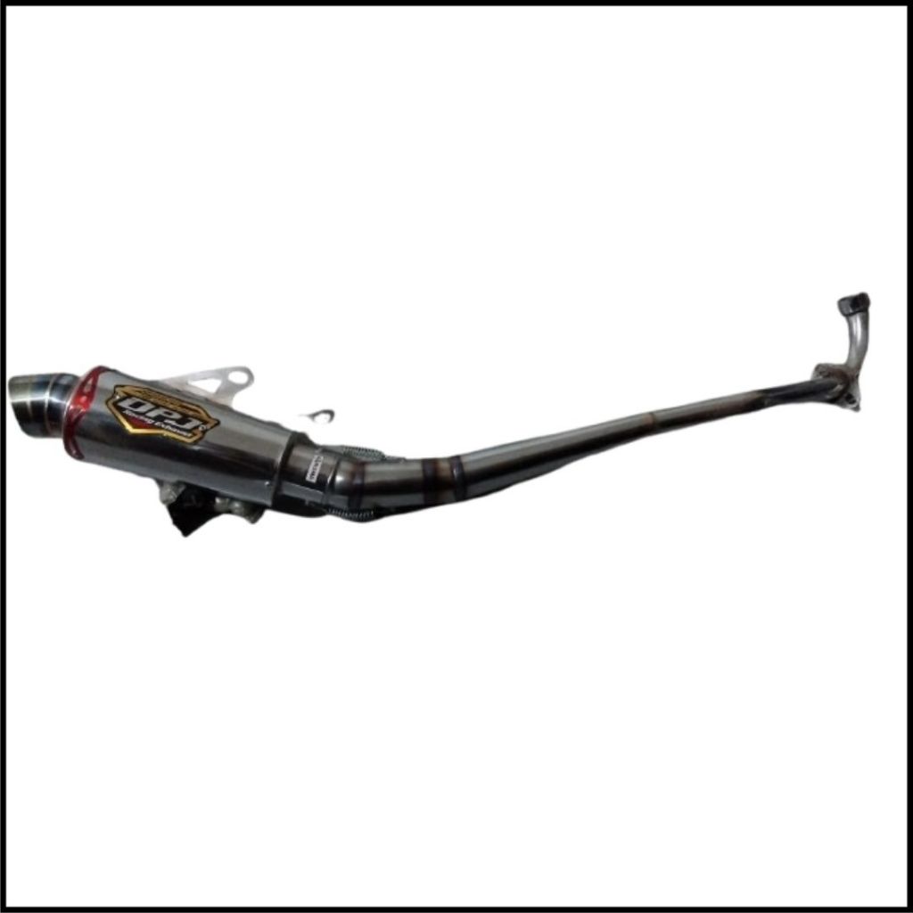 KNALPOT DPJ UNTUK MOTOR BEBEK (KHARISMA,SUPRAX125,REVO ABS) FULL SET