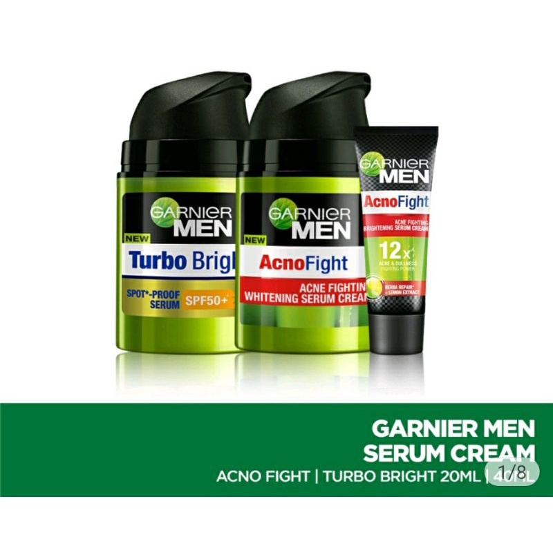 Garnier Men Turbo Bright | AcnoFight Serum 40ml