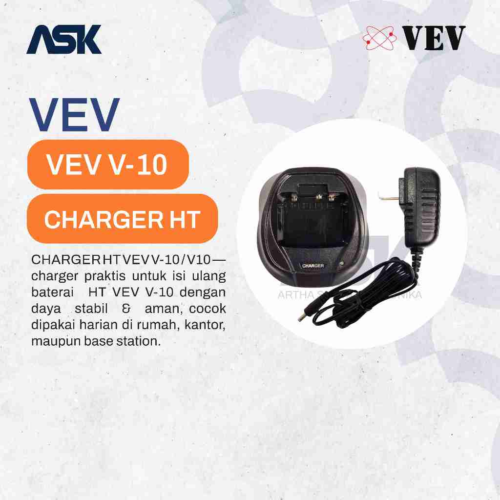 Charger Handy Talky V10 VEV / Chg HT V 10 VEV