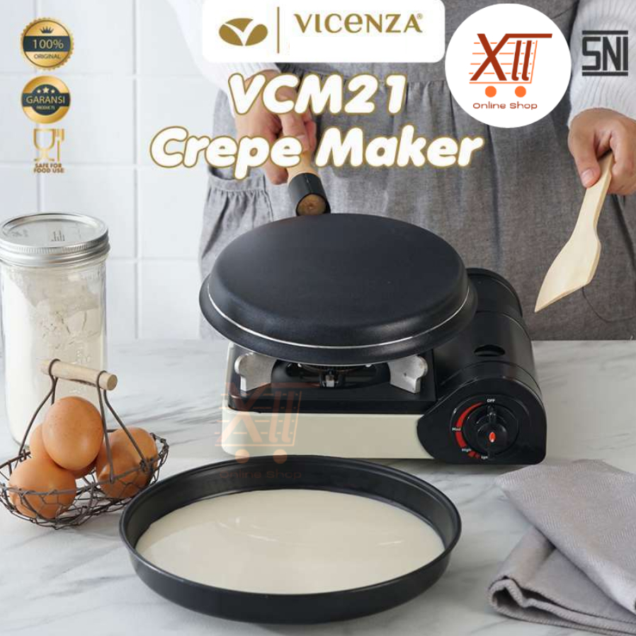 VICENZA VCM~21 CREPE MAKER Alat Pembuat Kue Kering Risol Crepes Anti Lengket