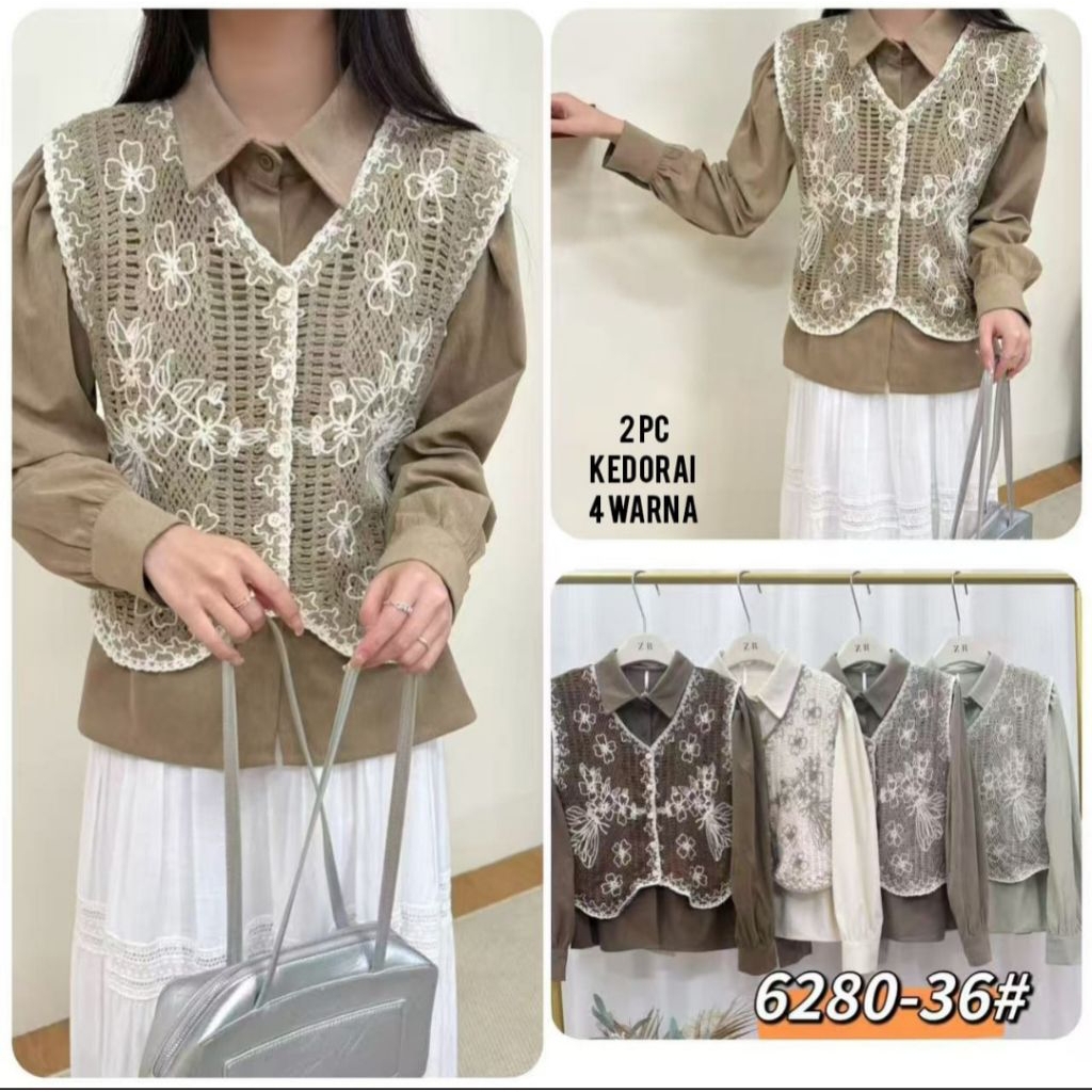 Atasan wanita import rompi lepas