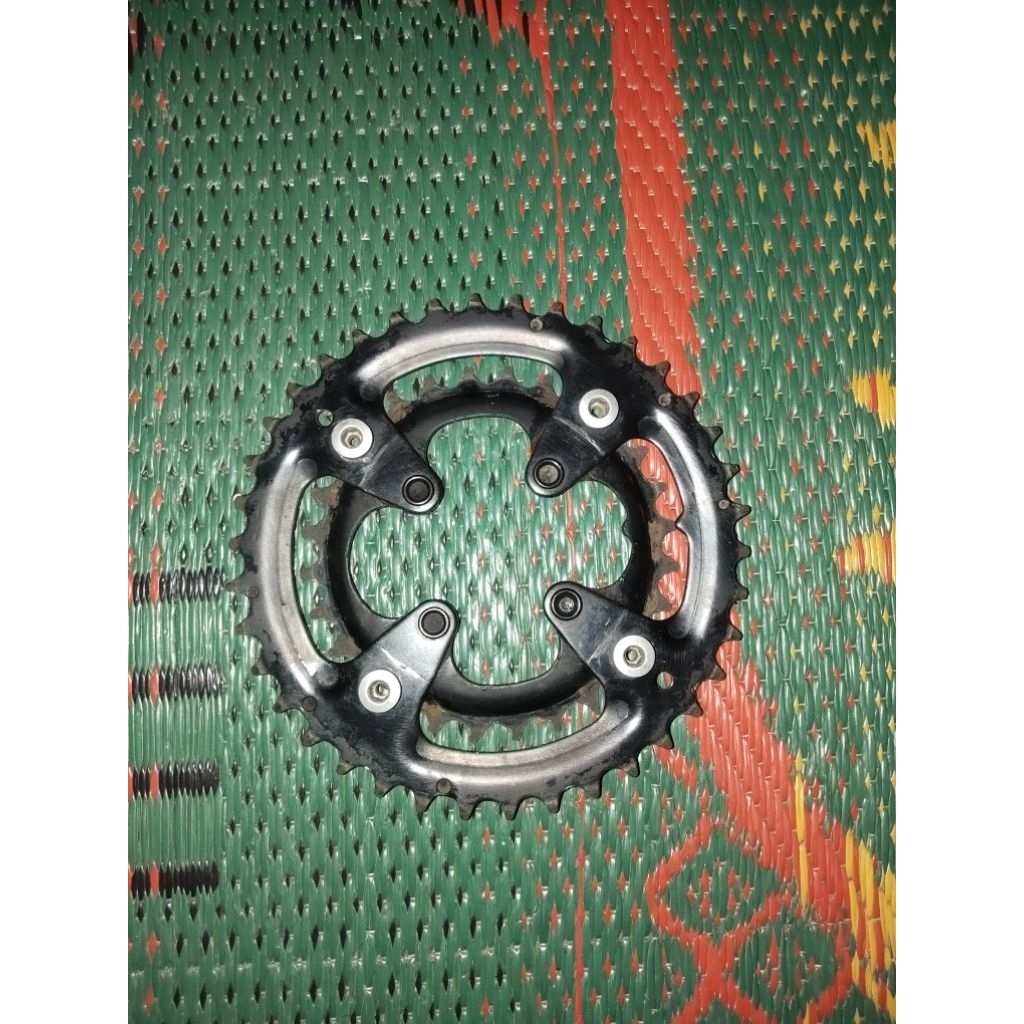 Chainring Copotan SR SUNTOUR XCT 38T/28T bcd 104 Layak Pakai