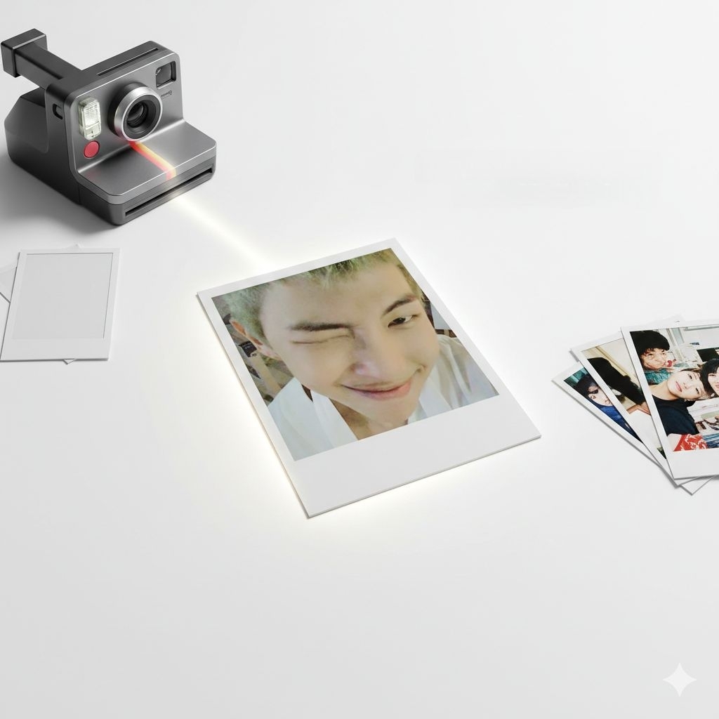 Photocard BTS Wings Album - RM polaroid