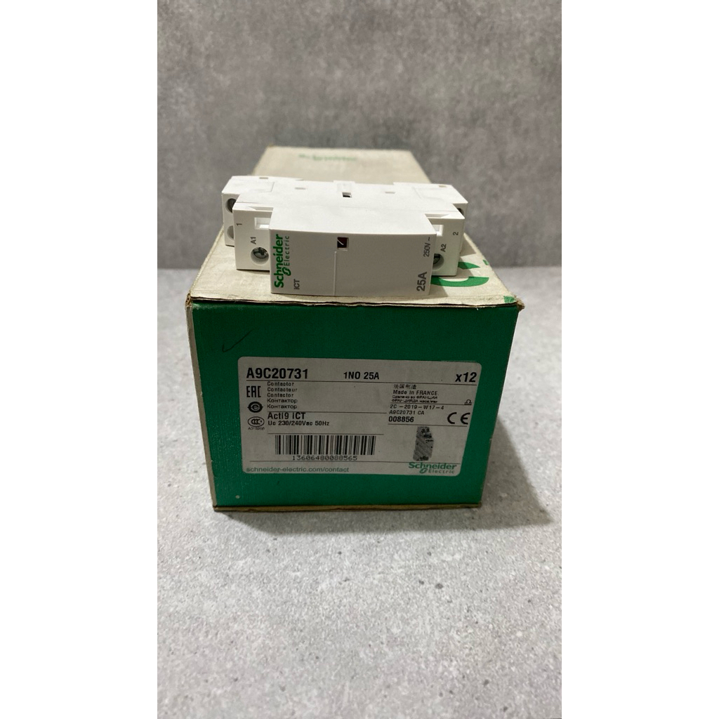 A9A20731 Contactor/Kontaktor DIN ICT 25A Schneider Kontaktor 1 Phase