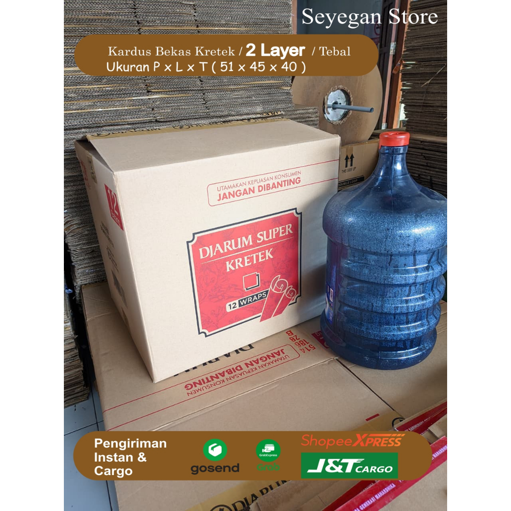 Kardus Packing Besar/ Kardus Pindahan  / Kardus tebal berkualitas untuk kemasan dan pengiriman / Kar