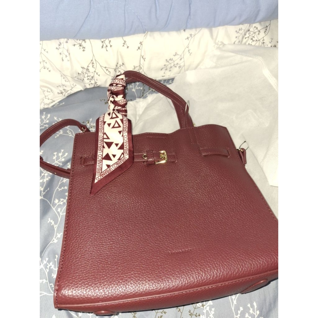 Preloved Urban & Co Bag | Tas Urban & Co Burgundy
