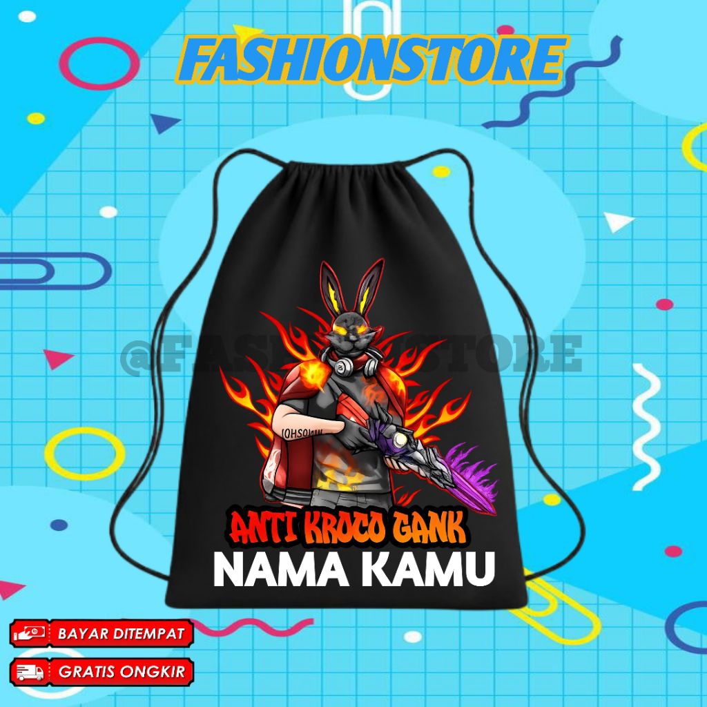 (BISA COD) TAS SEKOLAH ANAK MOTIF FF Free Fire TERKEREN - TAS SERUT ANAK PAUD TK SD Karakter Event B
