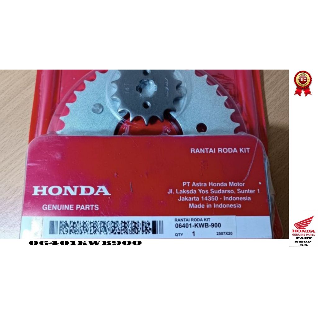 ORI-gir set blade 110 original / Gear Set, Drive Chain Kit Honda Blade 06401KWB900