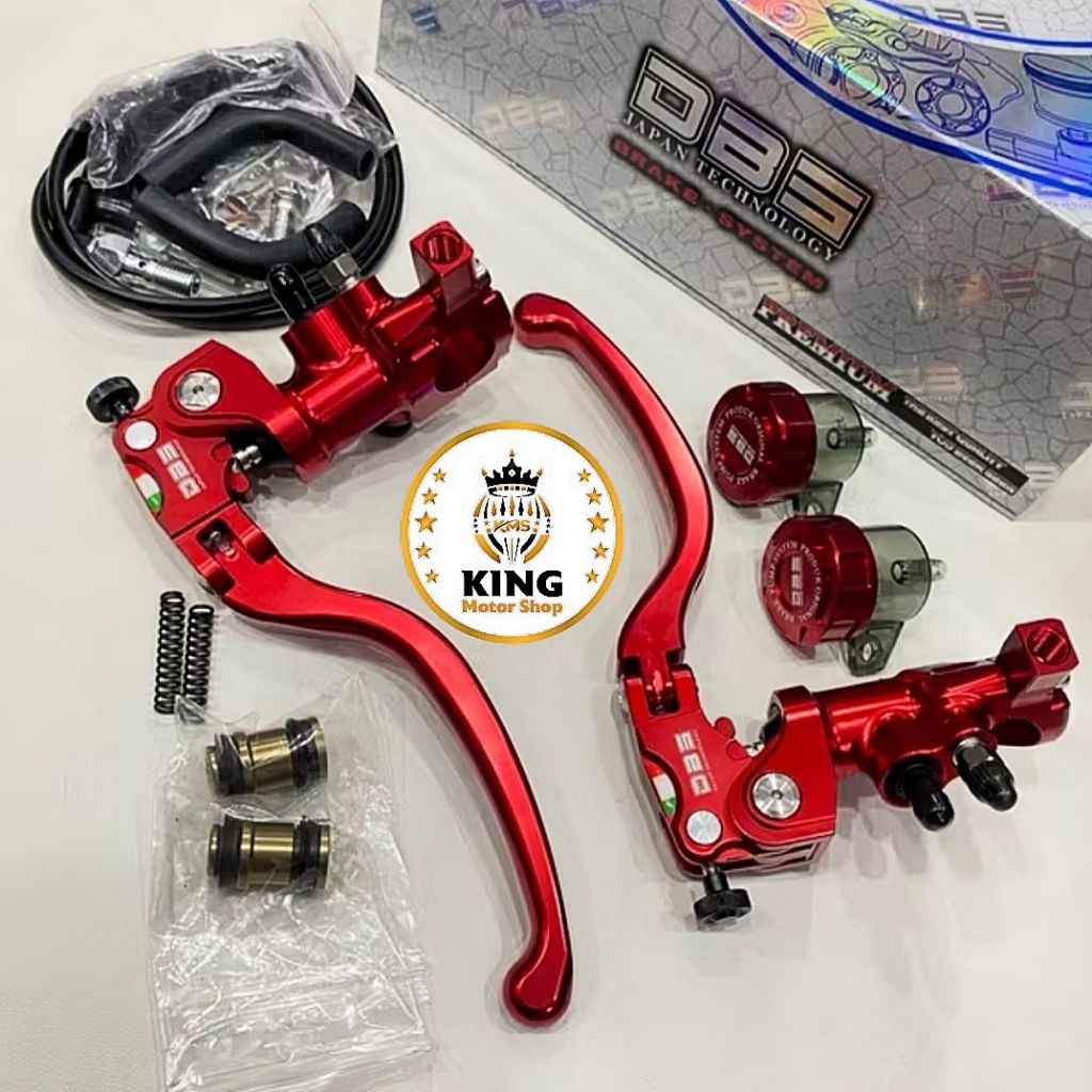 PAKET 1SET MASTER REM DBS 99 KANAN DAN KIRI REM CAKRAM UNIVERSAL BAHAN FULL CNC BEST QUALITYJAMIN 10