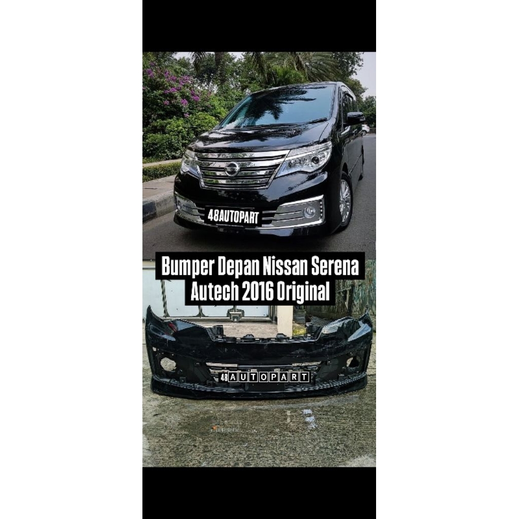 Bumper Depan Nissan Serena Autech 2016 Original