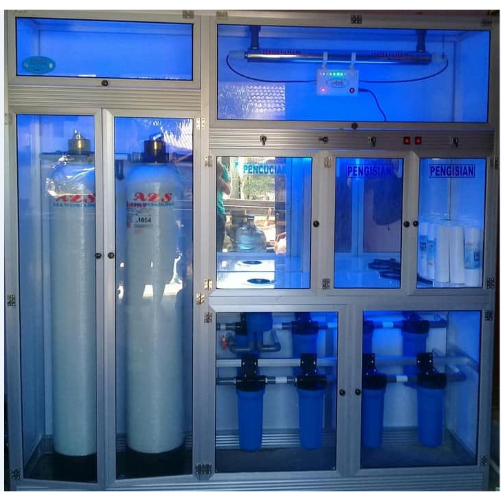 Paket Super Mewah Depot Air Minum Isi Ulang Air Mineral Kapasitas Toren Air 10000 Liter