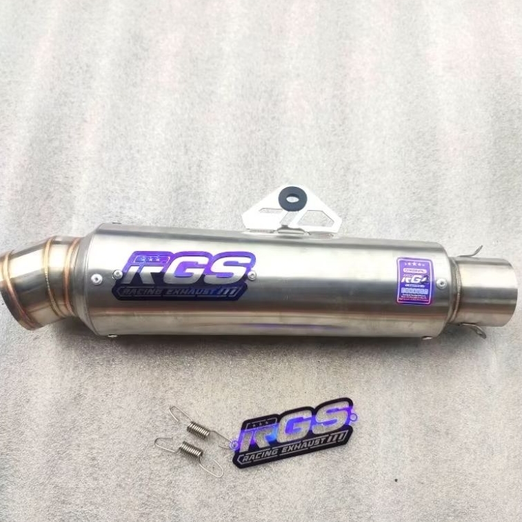 SLINCER KNALPOT RGS ORIGINAL ALTAN EMBLEM KOMPETISI SARTENG DAN FULL INLET 50