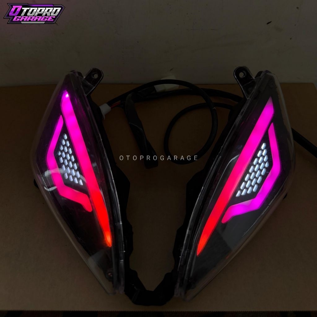 Lampu Sen Sein Lazy Riting Mio Sporty Mio Lama Fullset Rgb