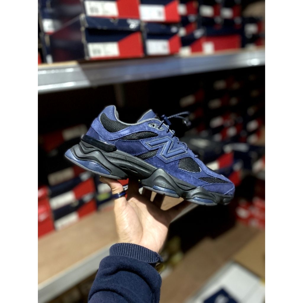 SEPATU SNEAKERS NB 9060 BLACK BLUE ORIGINAL 100% BNIB RESMI MAP