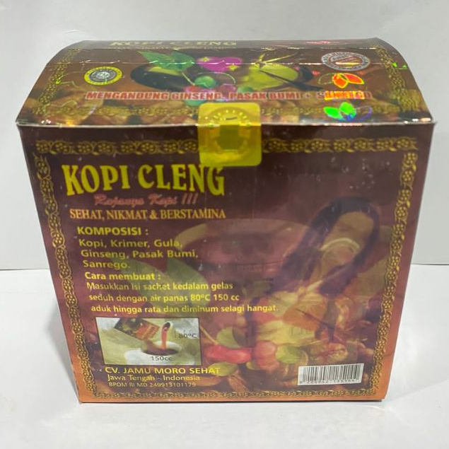 10 Sachet Kopi Cleng Original - Membantu Meningkatkan Stamina