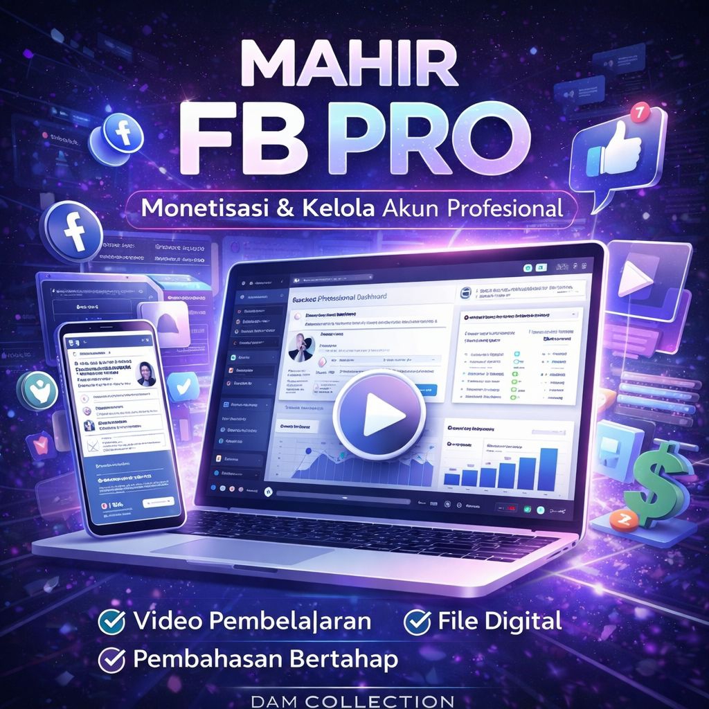 Panduan Lengkap Facebook Pro Mastery: Cuan dari Konten