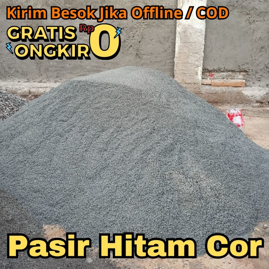Pasir Hitam Cor / Pasir Cor / Pasir Beton
