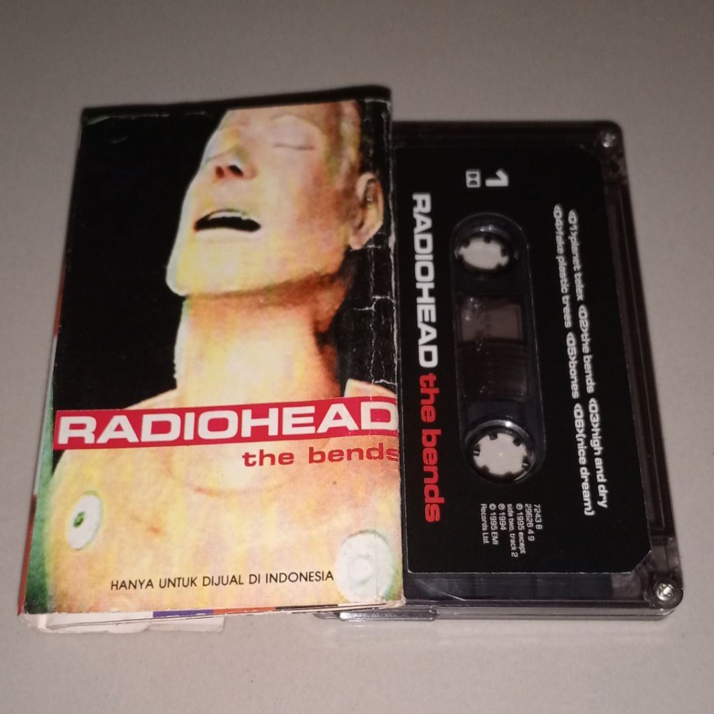 Kaset Radiohead - The Bends (CANGKANG KASET CUSTOM)