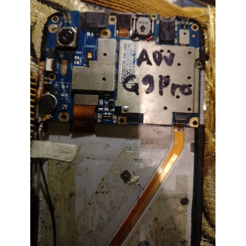 mesin hp advan g9 pro 6/64 normal unit