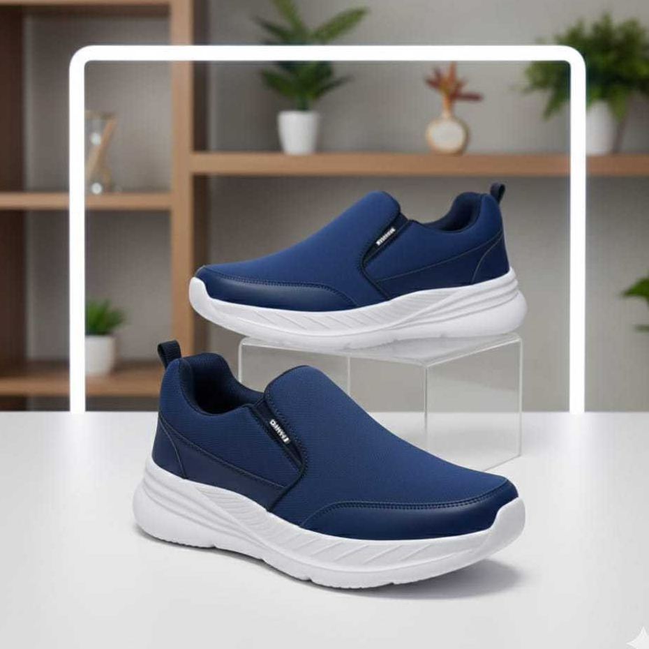 baru sepatu sneakers pria dan wanita sepatu slip on zalvallo sepatu kets kasual tanpa tali