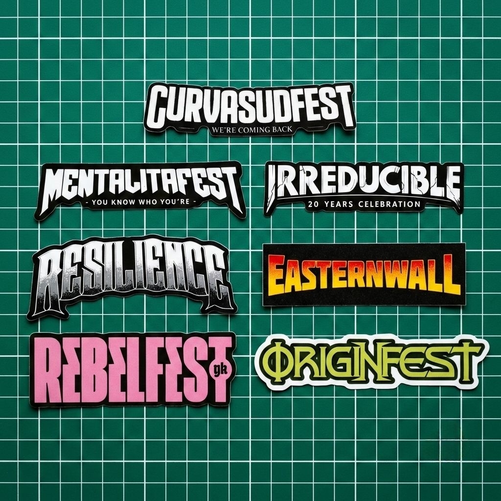 STIKER PACK EASTERNWALL CURVASUDFEST MENTALITAFEST ORIGINFEST EVENT BCS X PSS SLEMAN