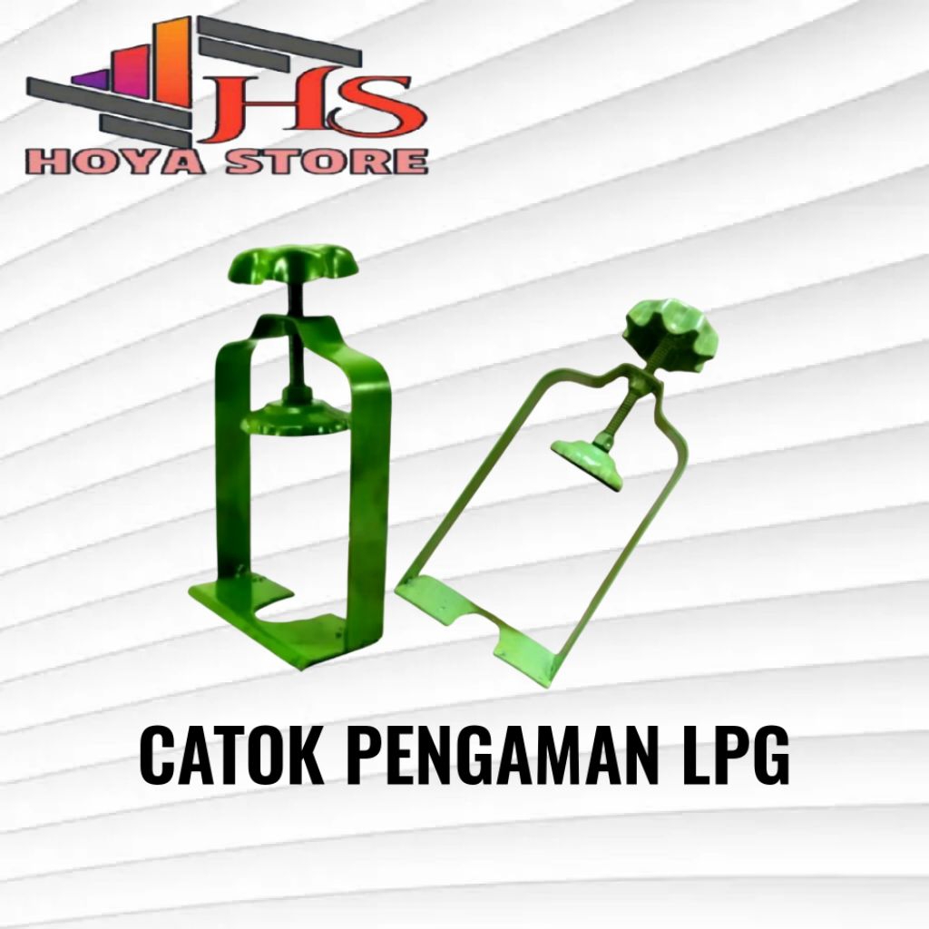 BRACKET PENGAMAN TABUNG GAS LPG, CATOK PENGAMAN REGULATOR LPG
