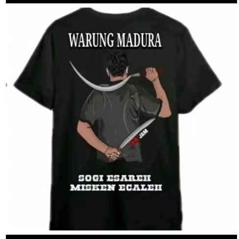 KAOS DISTRO WARUNG MADURA//KAOS KATA KATA VIRAL MODEL TERBARU//BAHAN 100% KATUN PREMIUM