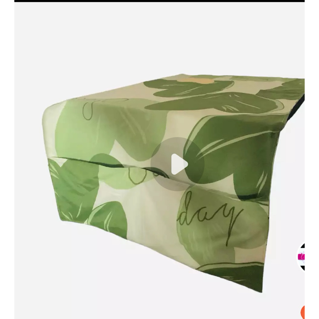 Tutup kulkas penutup kulkas kain taplak kulkas aestatik