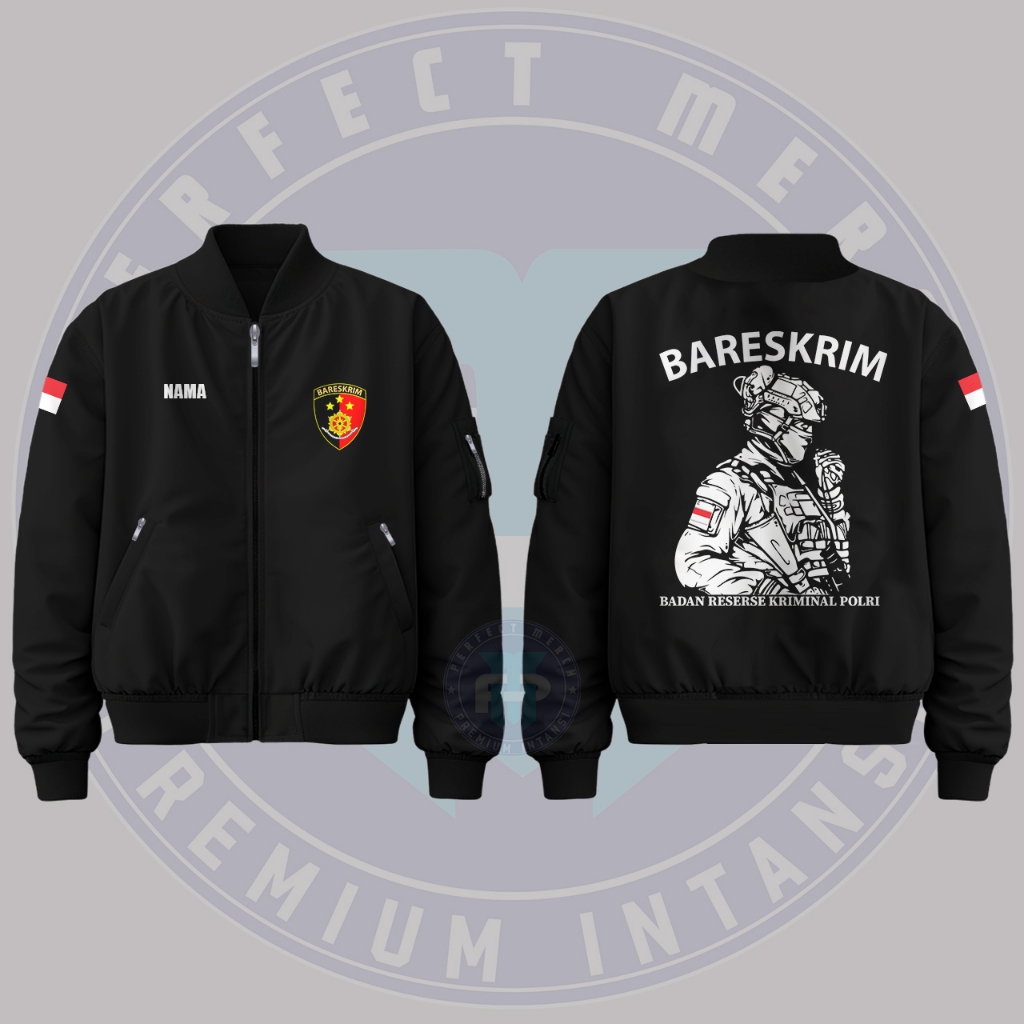 Jaket Bomber Badan Reserse Kriminal BARESKRIM POLRI