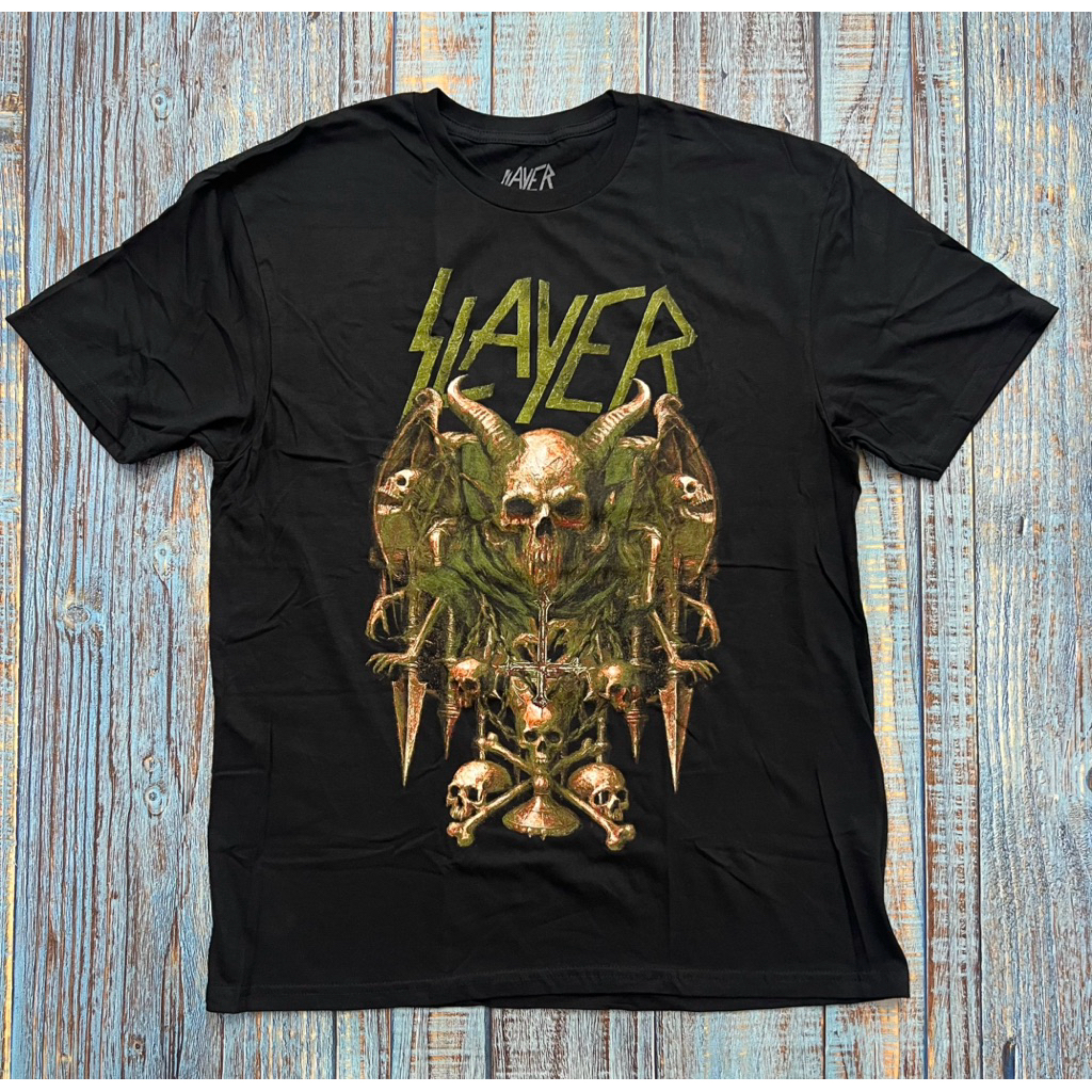 Kaos T-Shirt Band Slayer - Demoniac Summer 2025 Tour Official Merchandise