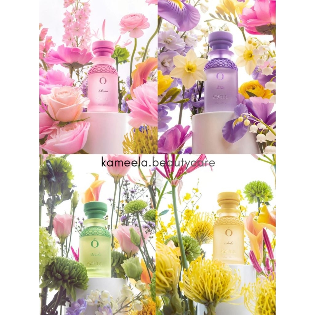 New Osma Parfume Saudi Arabia / Osma Lila / Osma Rosa / Osma Verda / Osma Sola / Bloom Collection / 