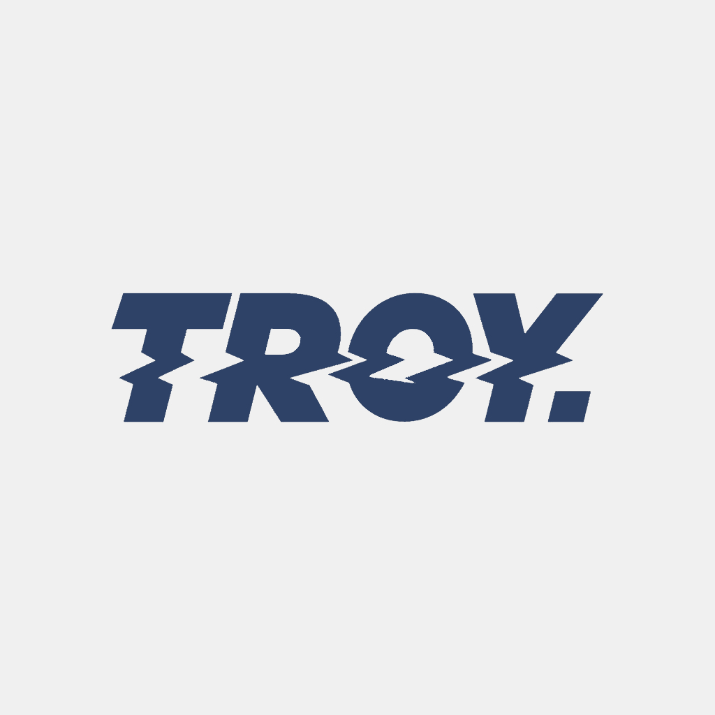 Troy Company Five Panel Black Basic Logo - Topi 5 Panel Hitam FPD 2602