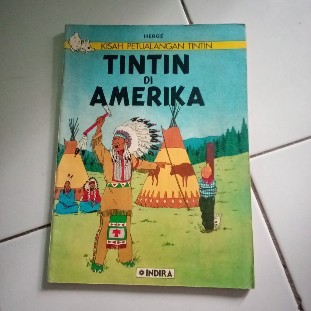 Petualangan Tintin Tintin diamerika indira