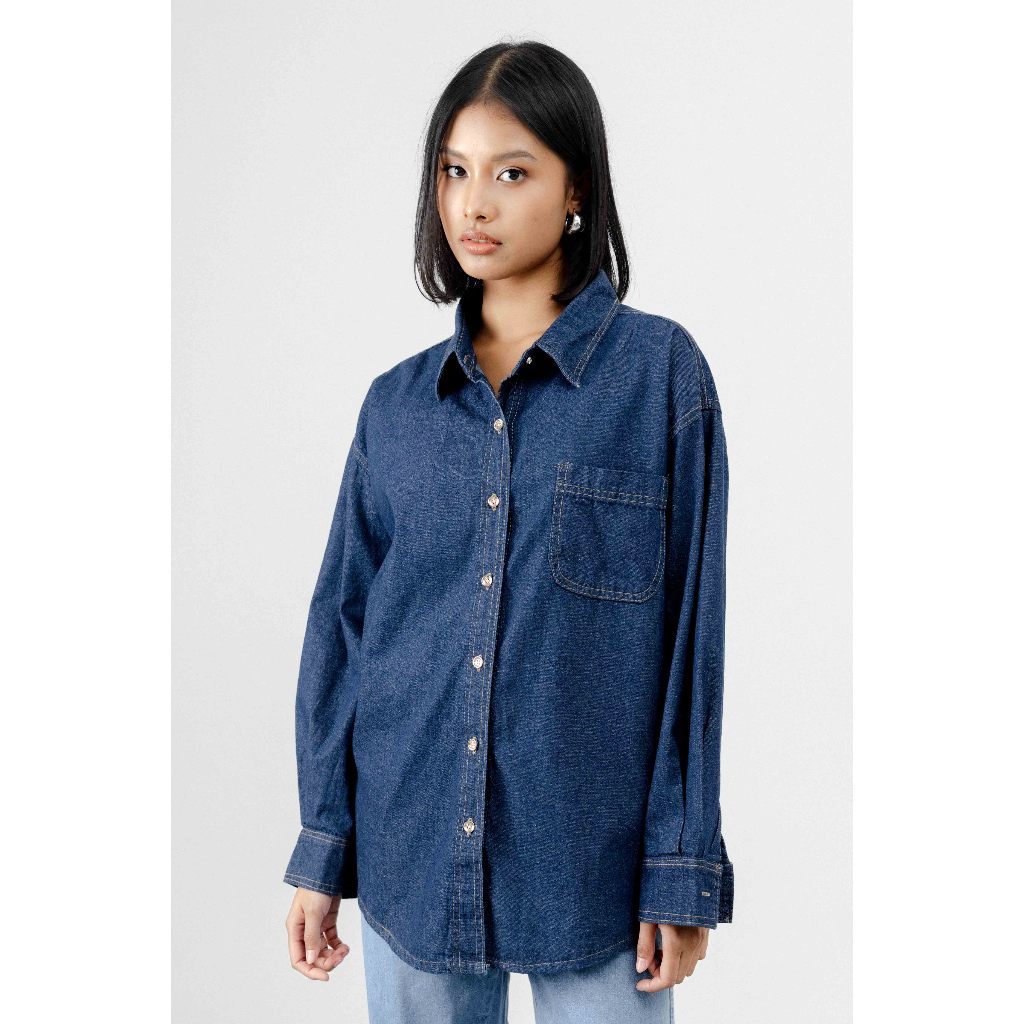 Gaudi. Lexi Denim Shirt - Kemeja Denim Wanita