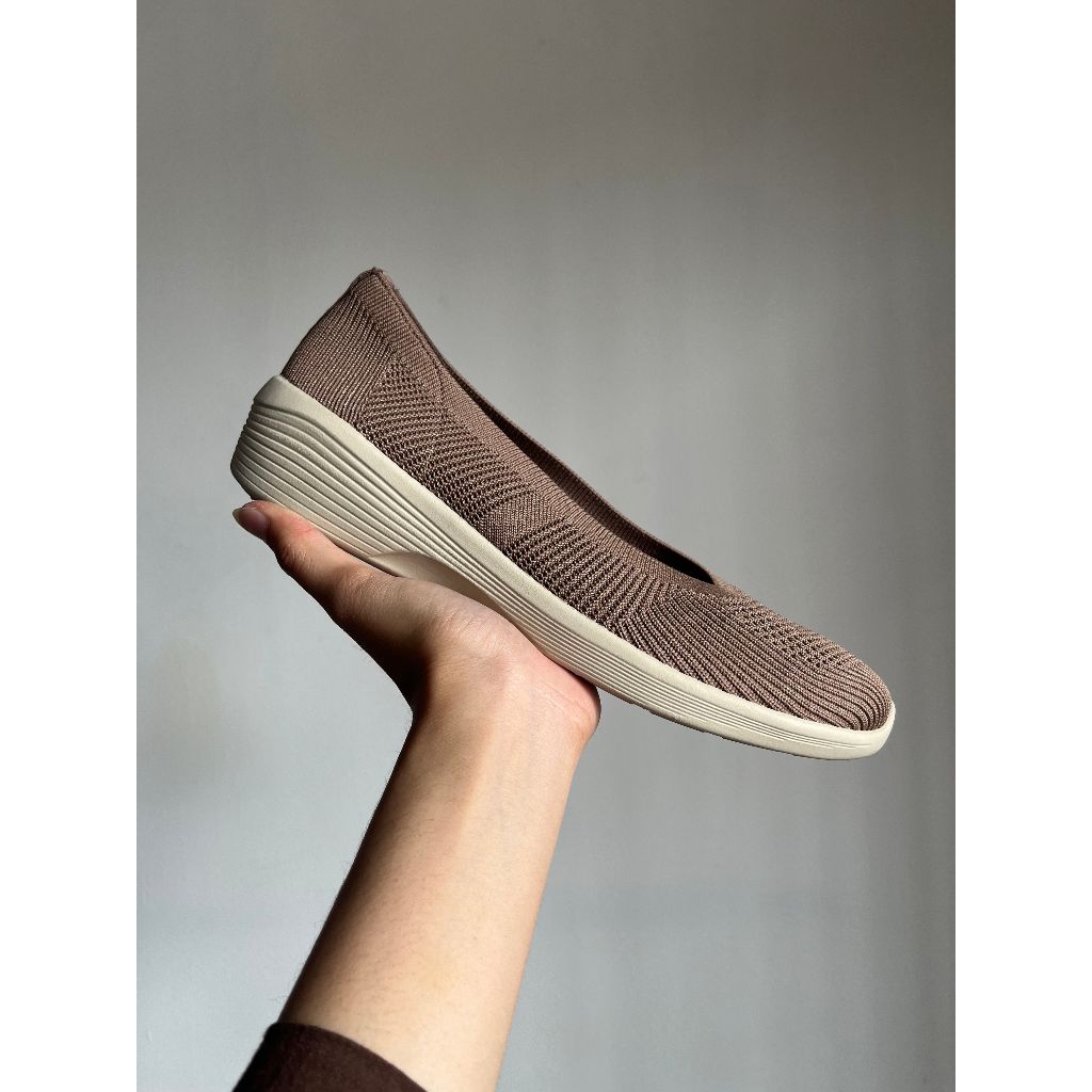 BEST SELLER SKECHERS MMODERN COMFORT ARYA - FANCY YOU MOCHA WOMEN ORIGINAL 158987MOC