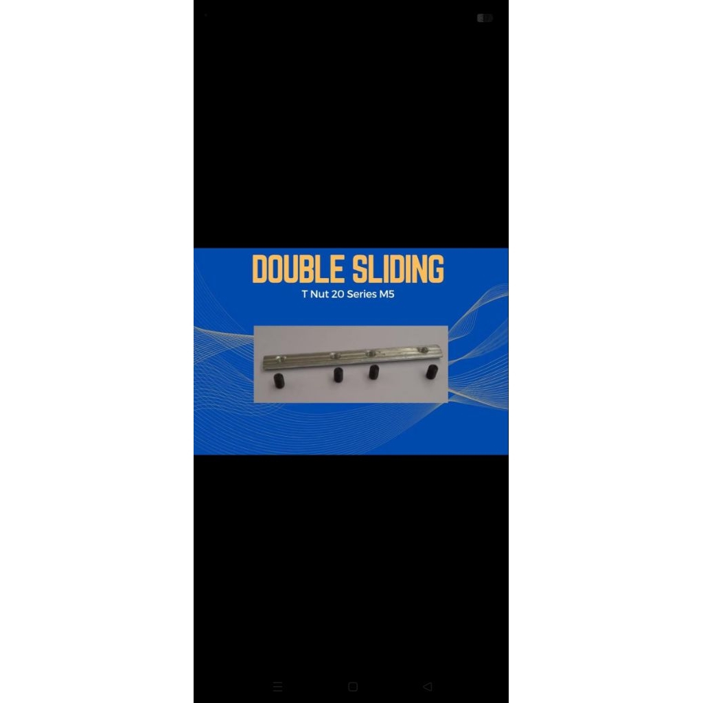 Reprap Double Joining Sliding T Nut