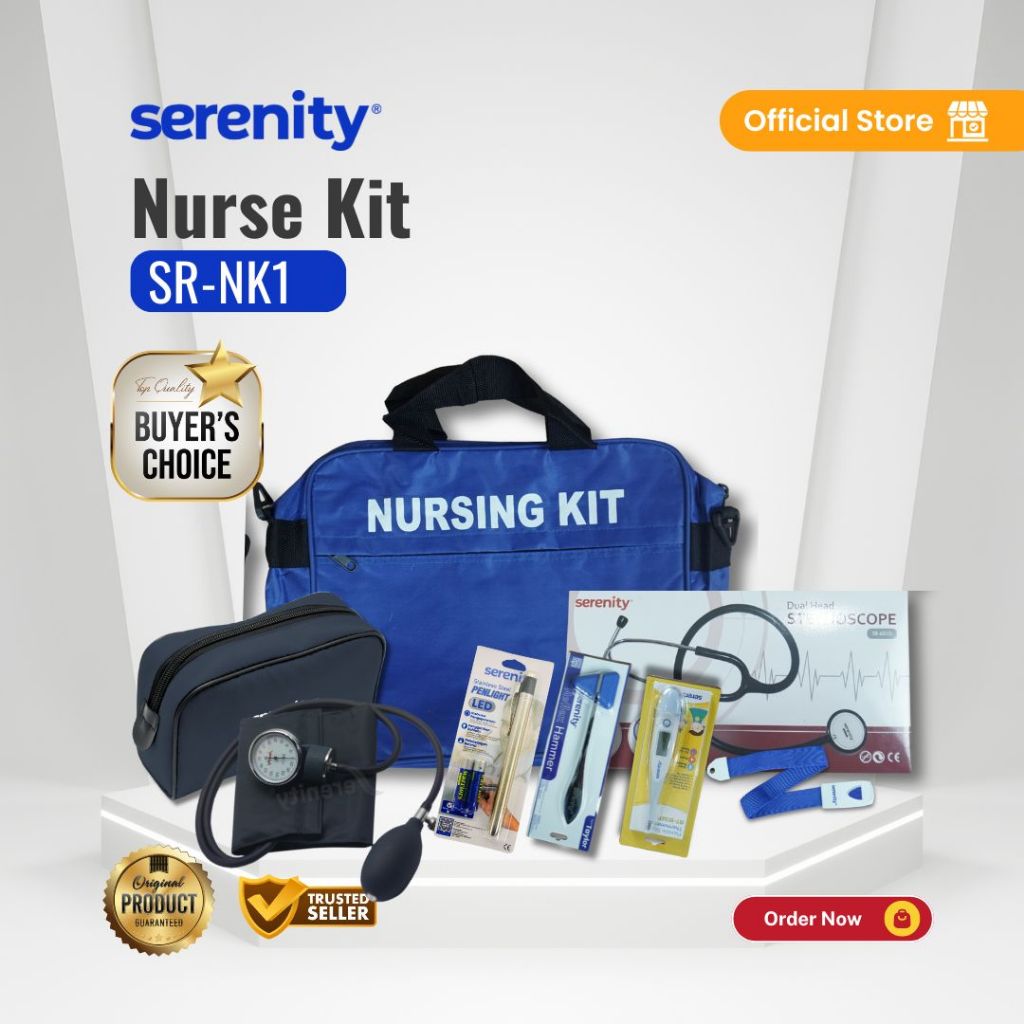 Serenity Nursing Kit SR NK1 | Nursing Kit Lengkap Mahasiswa Kedokteran & Keperawatan