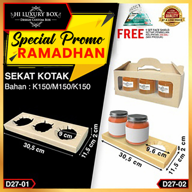 Sekat Box|Sekat Kotak kue|D27