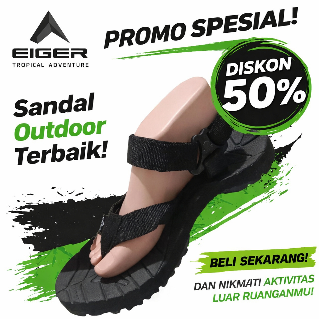Terlaris eiger sandal jepit gunung harga ekonomis