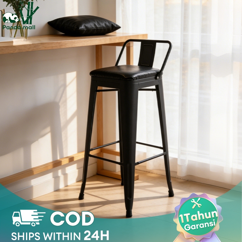 Gratis Ongkir - Kursi Bar Besi Kursi Cafe Besi Bar Stool Besi Kursi Tinggi Meja Bar Kursi Restoran