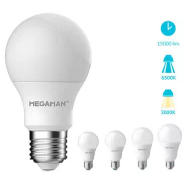 MEGAMAN LAMPU LED tersedia 9W dan 12W