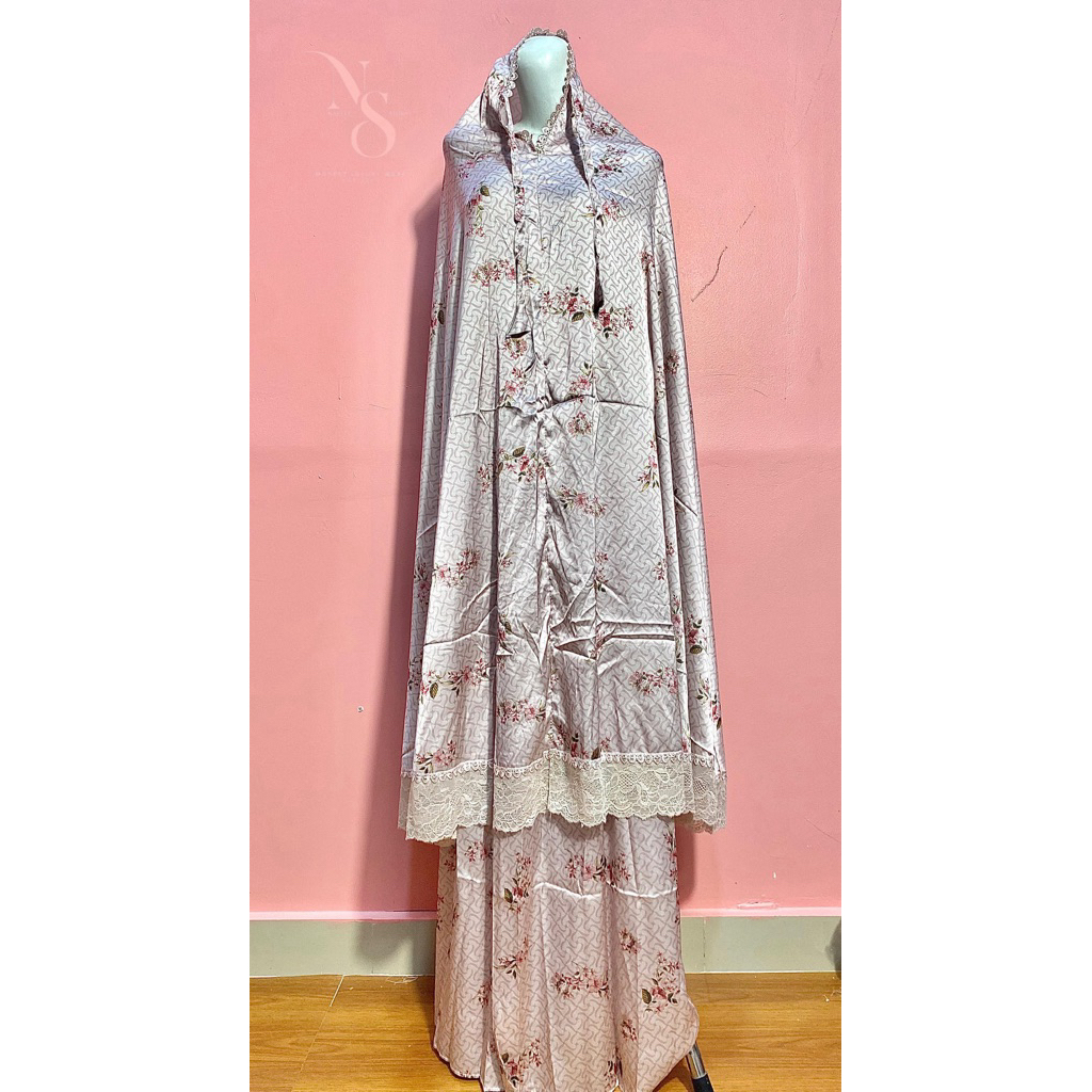 NABEEL STORY - Mukena Premium Satin Silk Hafsa Series | Mukena Terlaris | Mukena Premium Terlaris | 