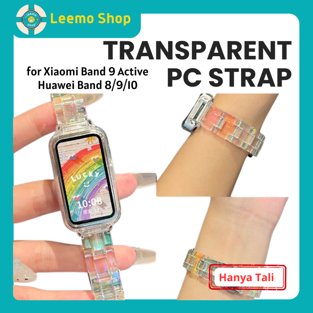 Tali Jam Straps Jam Kompatibel Redmi Smart Band 3, Strap Jam Mi Band 9 Active