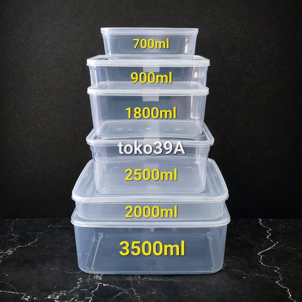 Kotak Makanan / Toples Plastik 2500ml 2500 ml