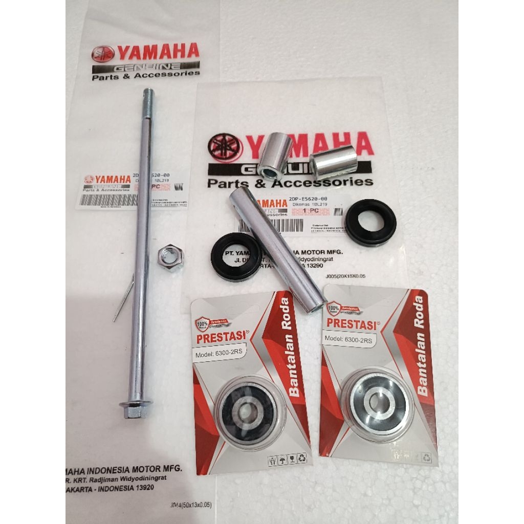 Paket komplit Bosh tromol+ roda+ bearing roda depan Yamaha nmax new old